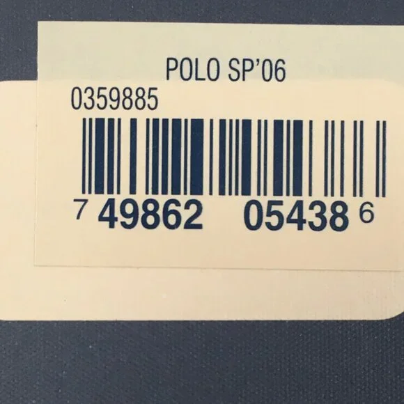 NEW Polo Ralph Lauren Silk Vintage Skinny Tie! Square Bottom Navy Stripes ITALY
